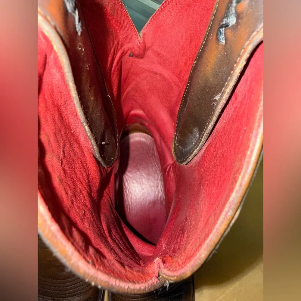 Chisos No. 3 Western Boots Women’s 8 Brushed Brown Leather | Retail $595 - Picture 10 of 12